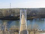 Пешеходный мост через Урал